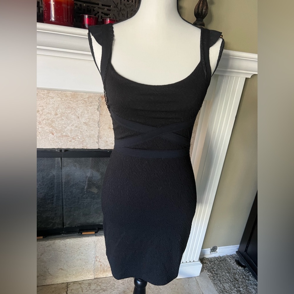 **SOLD** Free People stretch LBD with cut outs, Size S - NWOT (cross-posted)